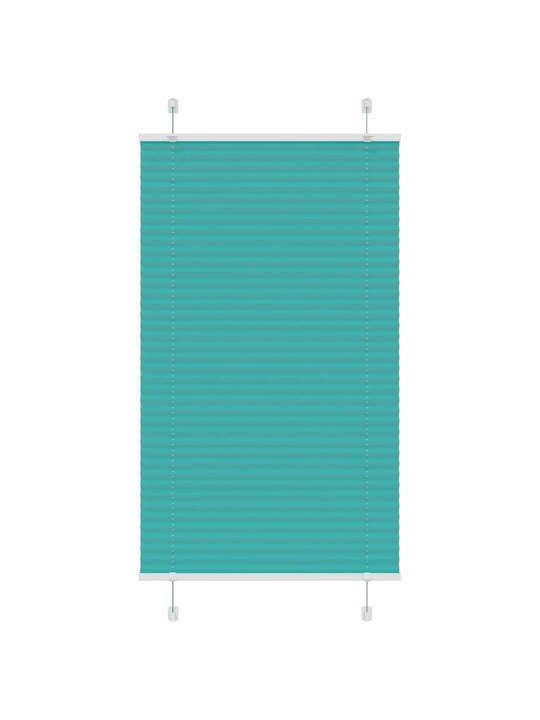 Plisovaná roleta benzínová zelená 75x150 cm šířka látky 74,4 cm