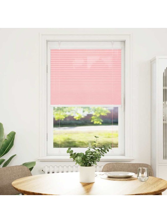 Plisovaná roleta růžová 70x100 cm šířka látky 69,4 cm polyester