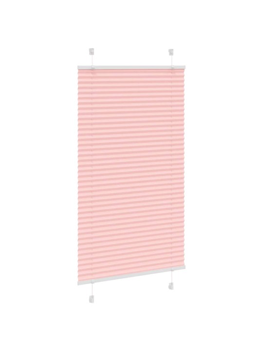 Plisovaná roleta růžová 70x100 cm šířka látky 69,4 cm polyester