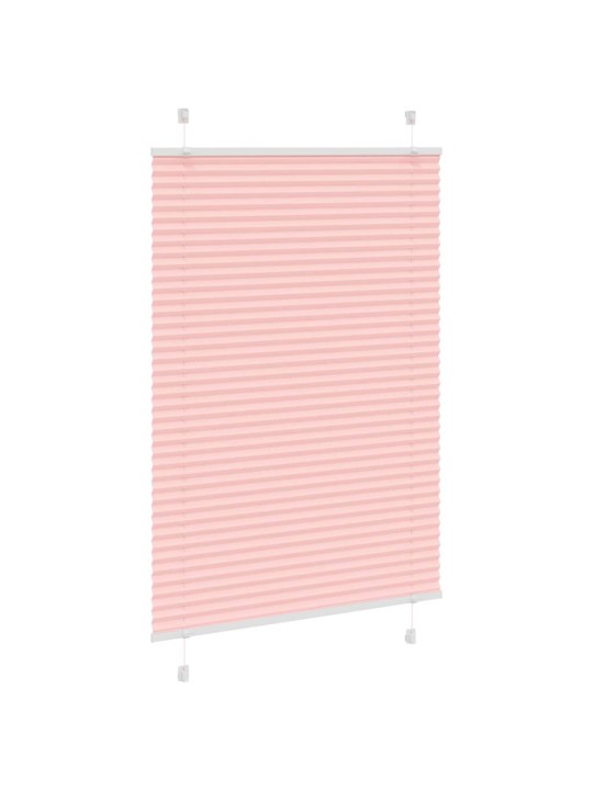 Plisovaná roleta růžová 90x100 cm šířka látky 89,4 cm polyester