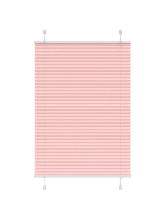 Plisovaná roleta růžová 95x100 cm šířka látky 94,4 cm polyester