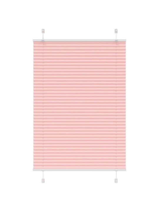Plisovaná roleta růžová 85x150 cm šířka látky 84,4 cm polyester