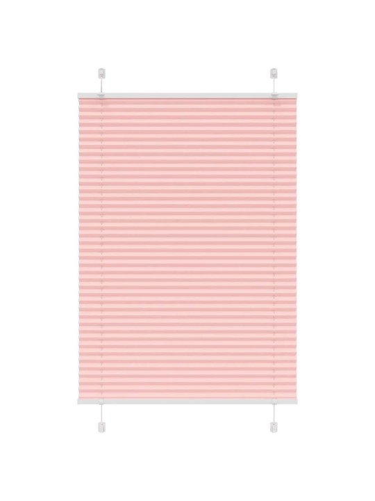 Plisovaná roleta růžová 90x150 cm šířka látky 89,4 cm polyester