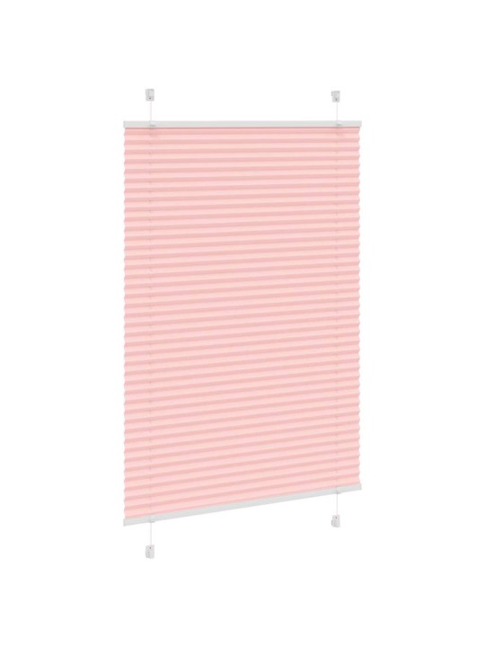 Plisovaná roleta růžová 90x150 cm šířka látky 89,4 cm polyester