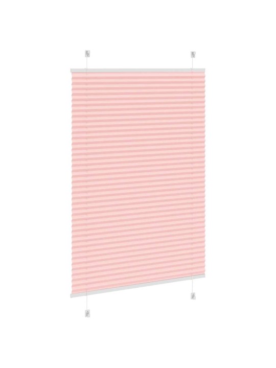 Plisovaná roleta růžová 90x150 cm šířka látky 89,4 cm polyester