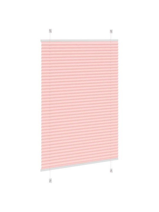 Plisovaná roleta růžová 95x150 cm šířka látky 94,4 cm polyester