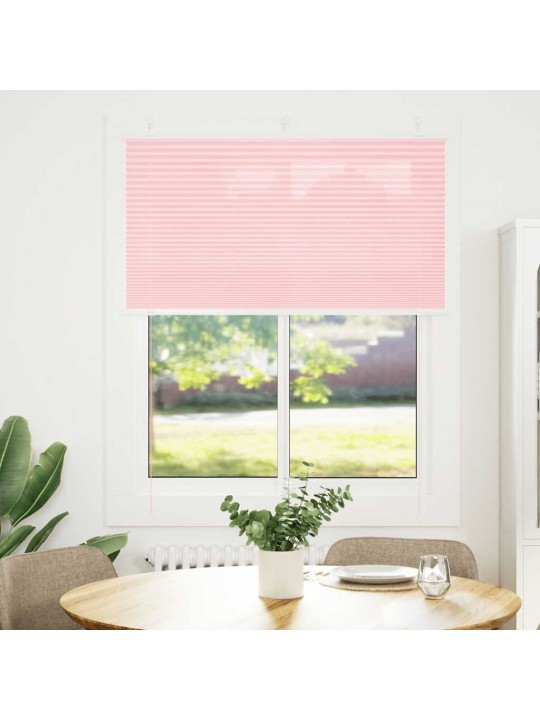 Plisovaná roleta růžová 105x150cm šířka látky 104,4cm polyester