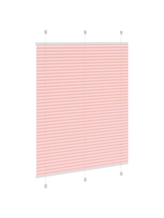 Plisovaná roleta růžová 105x150cm šířka látky 104,4cm polyester