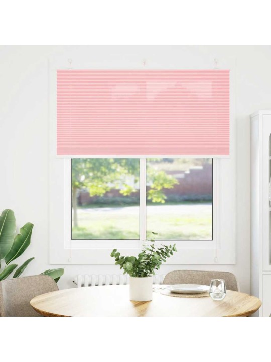 Plisovaná roleta růžová 115x150cm šířka látky 114,4cm polyester