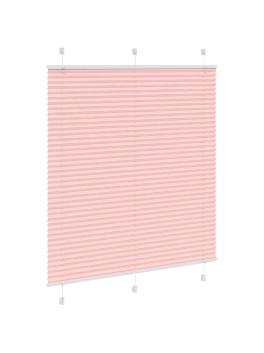Plisovaná roleta růžová 115x150cm šířka látky 114,4cm polyester