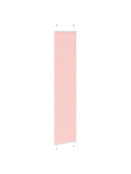 Plisovaná roleta růžová 40x200 cm šířka látky 39,4 cm polyester