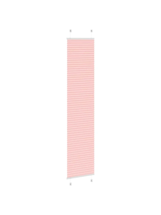 Plisovaná roleta růžová 40x200 cm šířka látky 39,4 cm polyester