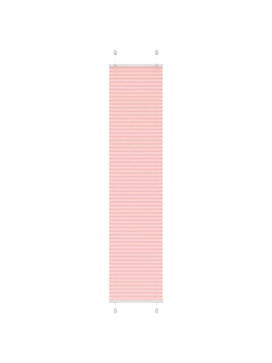 Plisovaná roleta růžová 45x200 cm šířka látky 44,4 cm polyester
