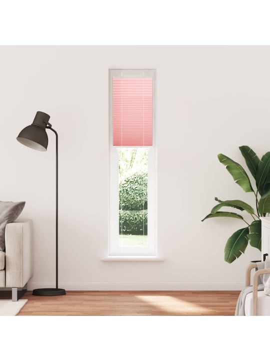 Plisovaná roleta růžová 45x200 cm šířka látky 44,4 cm polyester