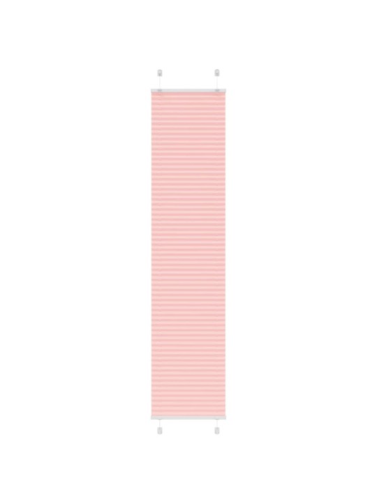 Plisovaná roleta růžová 50x200 cm šířka látky 49,4 cm polyester