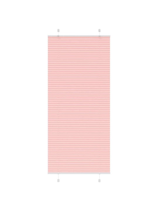 Plisovaná roleta růžová 85x200 cm šířka látky 84,4 cm polyester