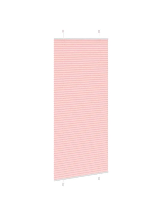 Plisovaná roleta růžová 85x200 cm šířka látky 84,4 cm polyester