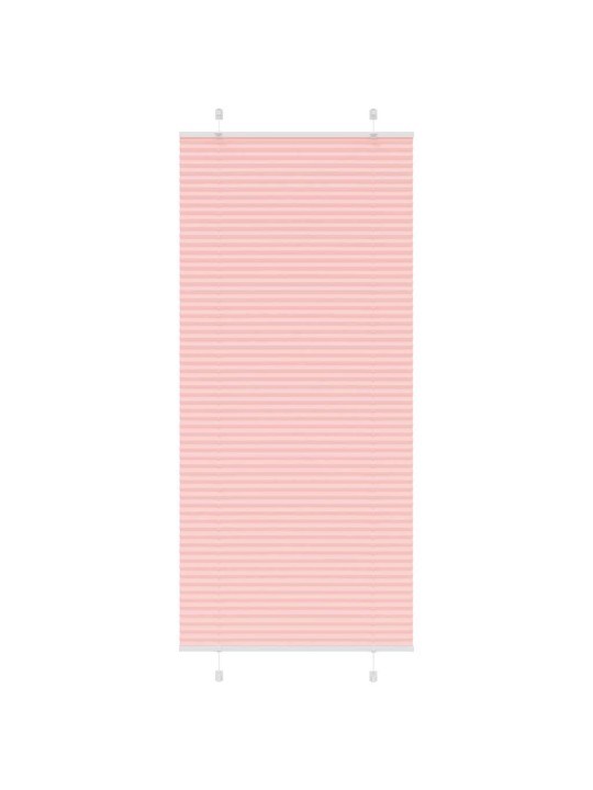 Plisovaná roleta růžová 90x200 cm šířka látky 89,4 cm polyester