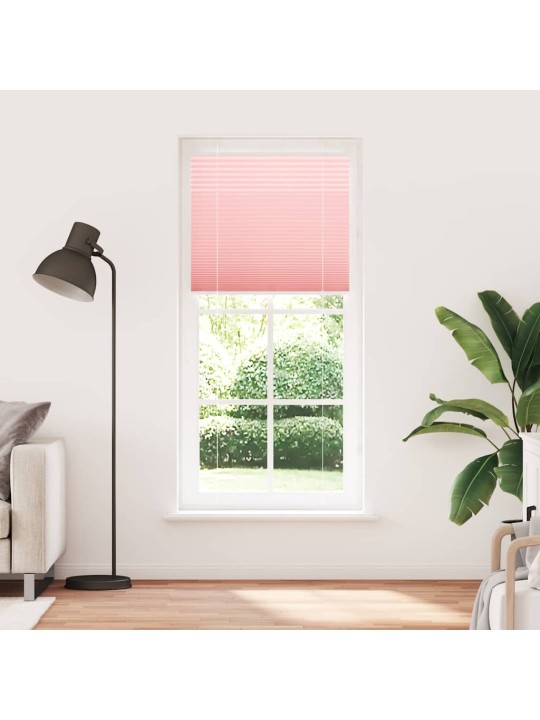 Plisovaná roleta růžová 90x200 cm šířka látky 89,4 cm polyester