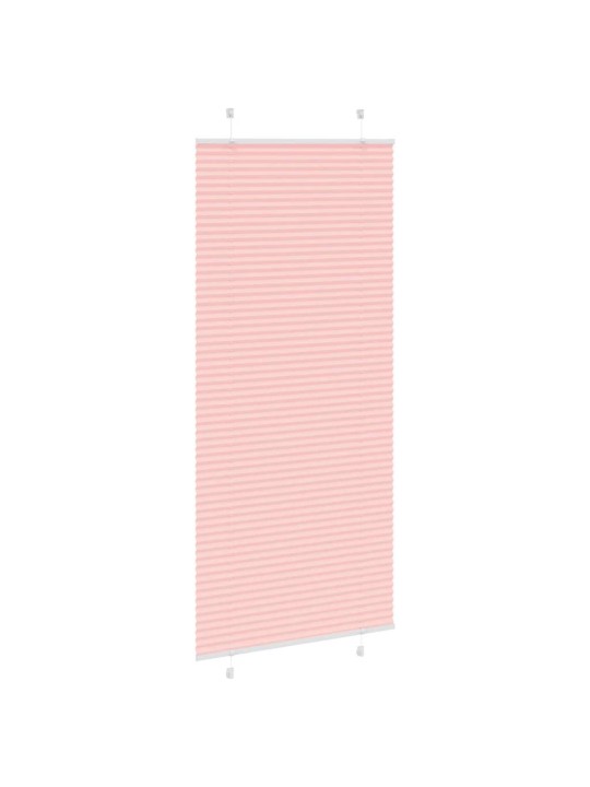 Plisovaná roleta růžová 90x200 cm šířka látky 89,4 cm polyester