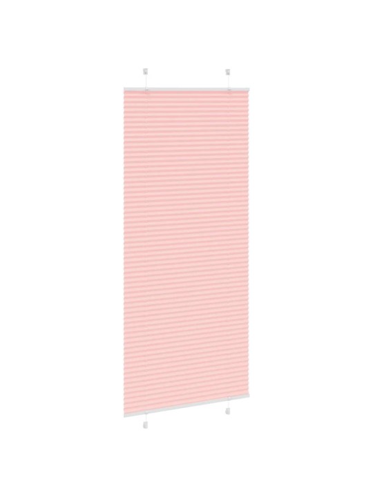 Plisovaná roleta růžová 95x200 cm šířka látky 94,4 cm polyester