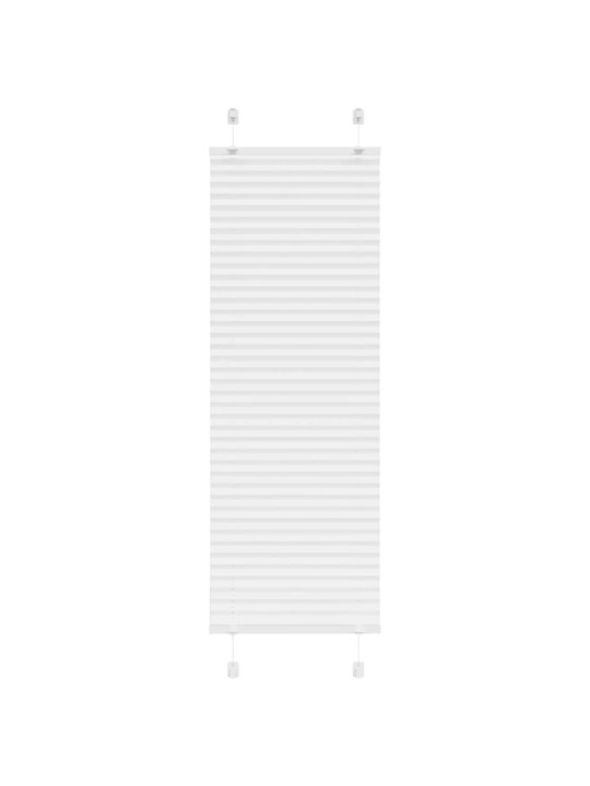 Plisovaná roleta bílá 40x100 cm šířka látky 39,4 cm polyester