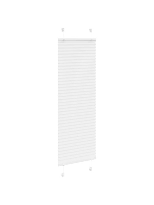 Plisovaná roleta bílá 40x100 cm šířka látky 39,4 cm polyester
