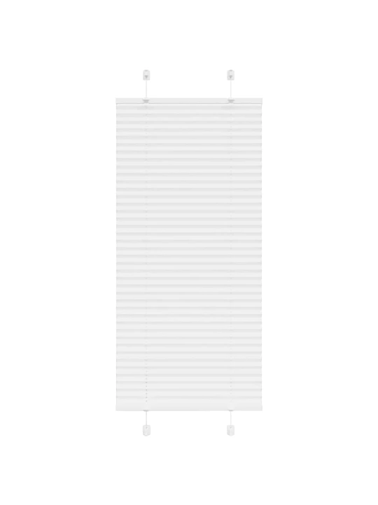 Plisovaná roleta bílá 60x100 cm šířka látky 59,4 cm polyester