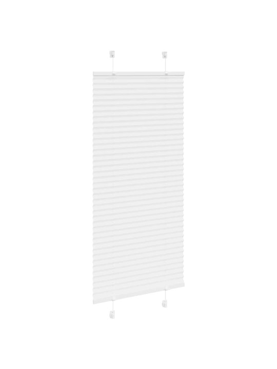 Plisovaná roleta bílá 65x100 cm šířka látky 64,4 cm polyester