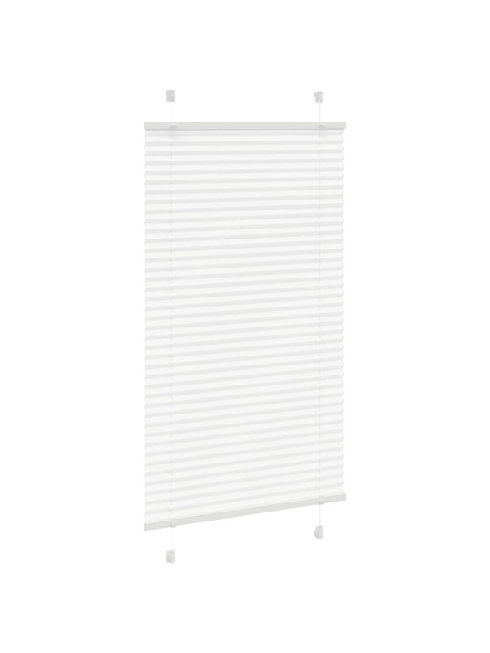 Plisovaná roleta bílá 70x100 cm šířka látky 69,4 cm polyester