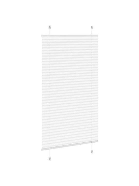 Plisovaná roleta bílá 70x100 cm šířka látky 69,4 cm polyester