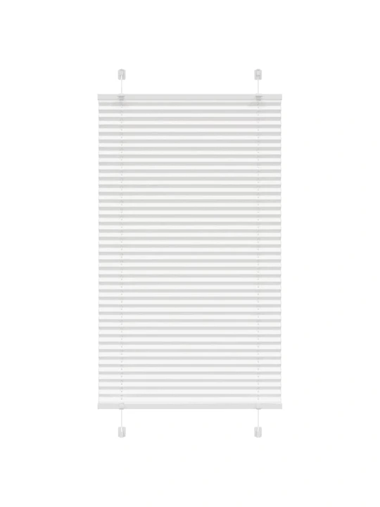 Plisovaná roleta bílá 80x100 cm šířka látky 79,4 cm polyester