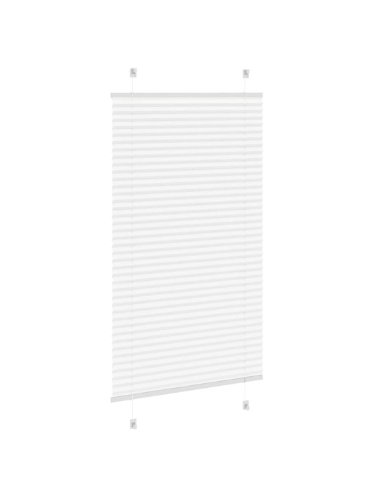 Plisovaná roleta bílá 80x100 cm šířka látky 79,4 cm polyester