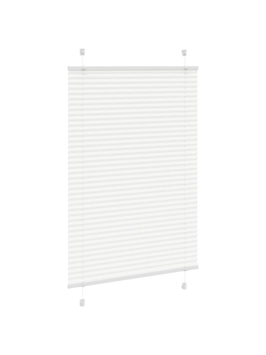 Plisovaná roleta bílá 85x100 cm šířka látky 84,4 cm polyester