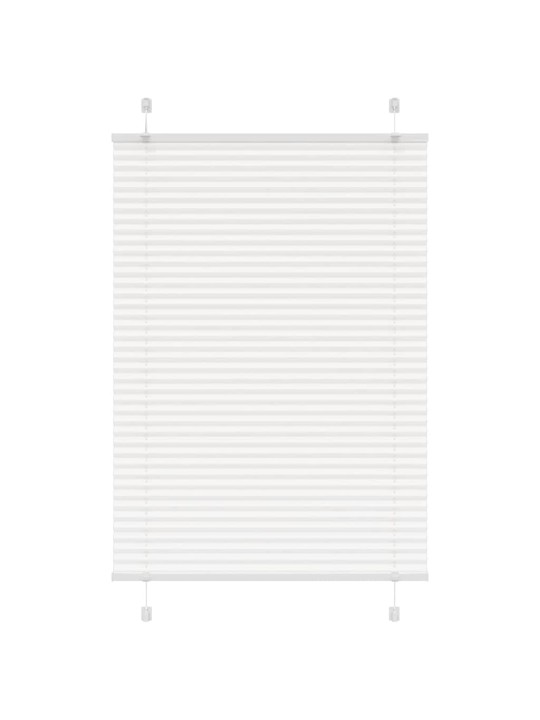 Plisovaná roleta bílá 90x100 cm šířka látky 89,4 cm polyester