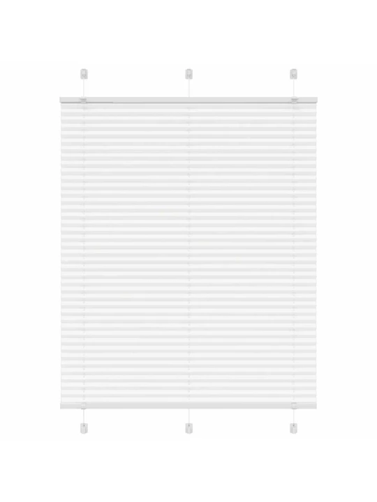 Plisovaná roleta bílá 105x100cm šířka látky 104,4cm polyester