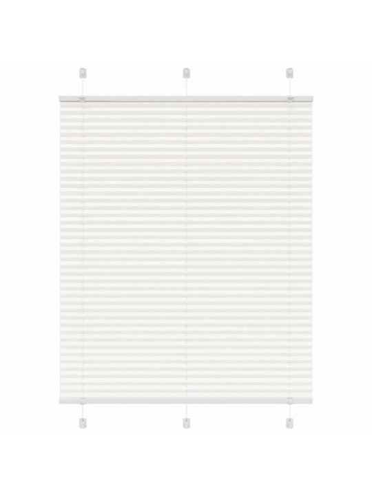 Plisovaná roleta bílá 110x100cm šířka látky 109,4cm polyester