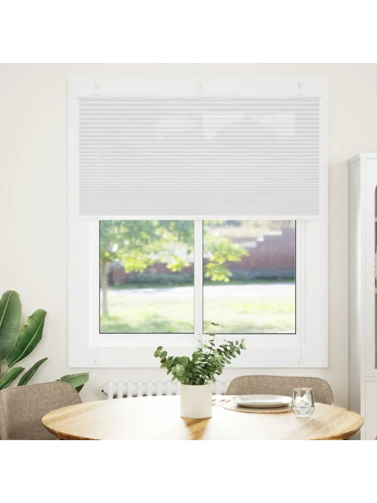 Plisovaná roleta bílá 120x100cm šířka látky 119,4cm polyester