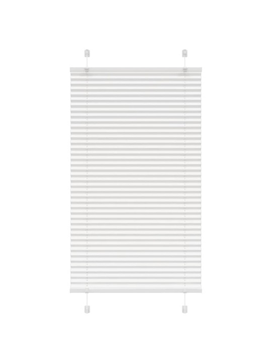 Plisovaná roleta bílá 70x150 cm šířka látky 69,4 cm polyester