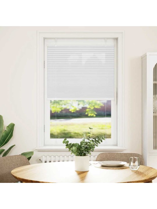 Plisovaná roleta bílá 70x150 cm šířka látky 69,4 cm polyester