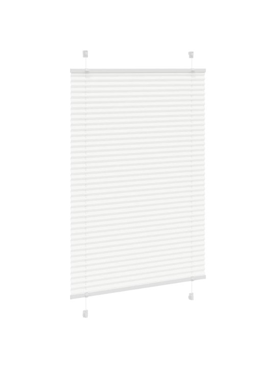 Plisovaná roleta bílá 85x150 cm šířka látky 84,4 cm polyester