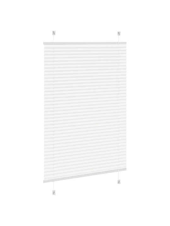 Plisovaná roleta bílá 85x150 cm šířka látky 84,4 cm polyester