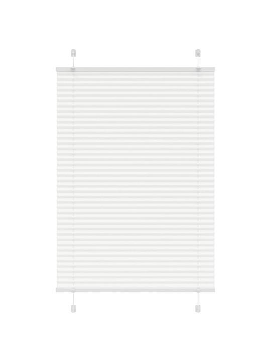 Plisovaná roleta bílá 90x150 cm šířka látky 89,4 cm polyester