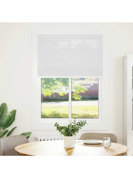 Plisovaná roleta bílá 90x150 cm šířka látky 89,4 cm polyester
