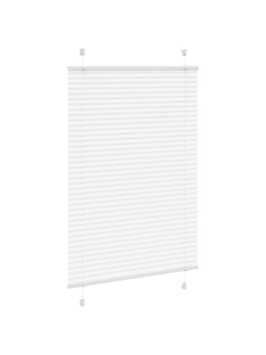Plisovaná roleta bílá 90x150 cm šířka látky 89,4 cm polyester