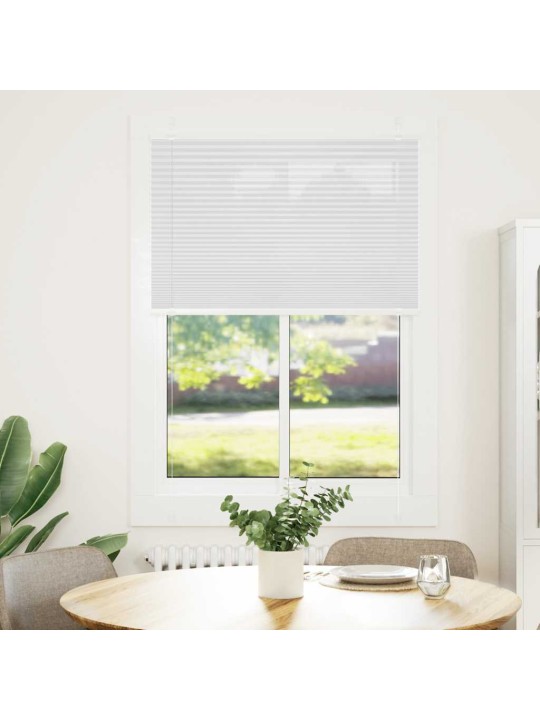 Plisovaná roleta bílá 95x150 cm šířka látky 94,4 cm polyester