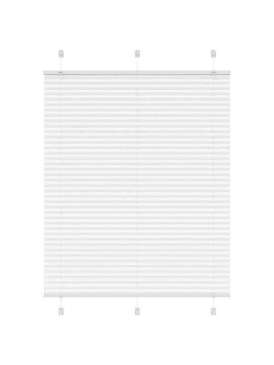 Plisovaná roleta bílá 105x150cm šířka látky 104,4cm polyester
