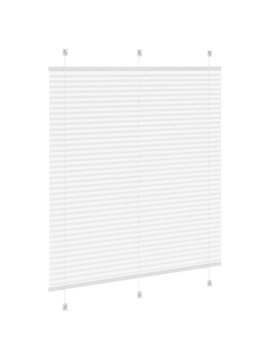 Plisovaná roleta bílá 120x150cm šířka látky 119,4cm polyester
