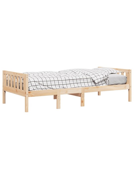 Dětská postel bez matrace 80 x 200 cm masivní borové dřevo