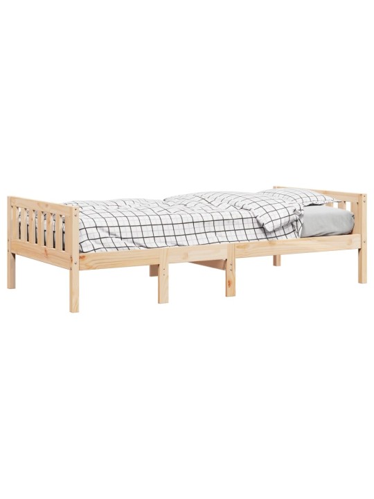 Dětská postel bez matrace 90 x 200 cm masivní borové dřevo